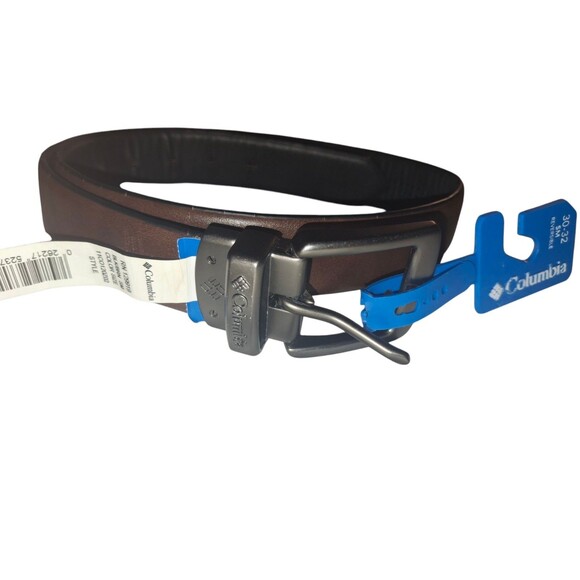 Columbia Men's Active Stretch Reversible Belt CG2 Black/Brown Small (30-32) NWT - Picture 1 of 5